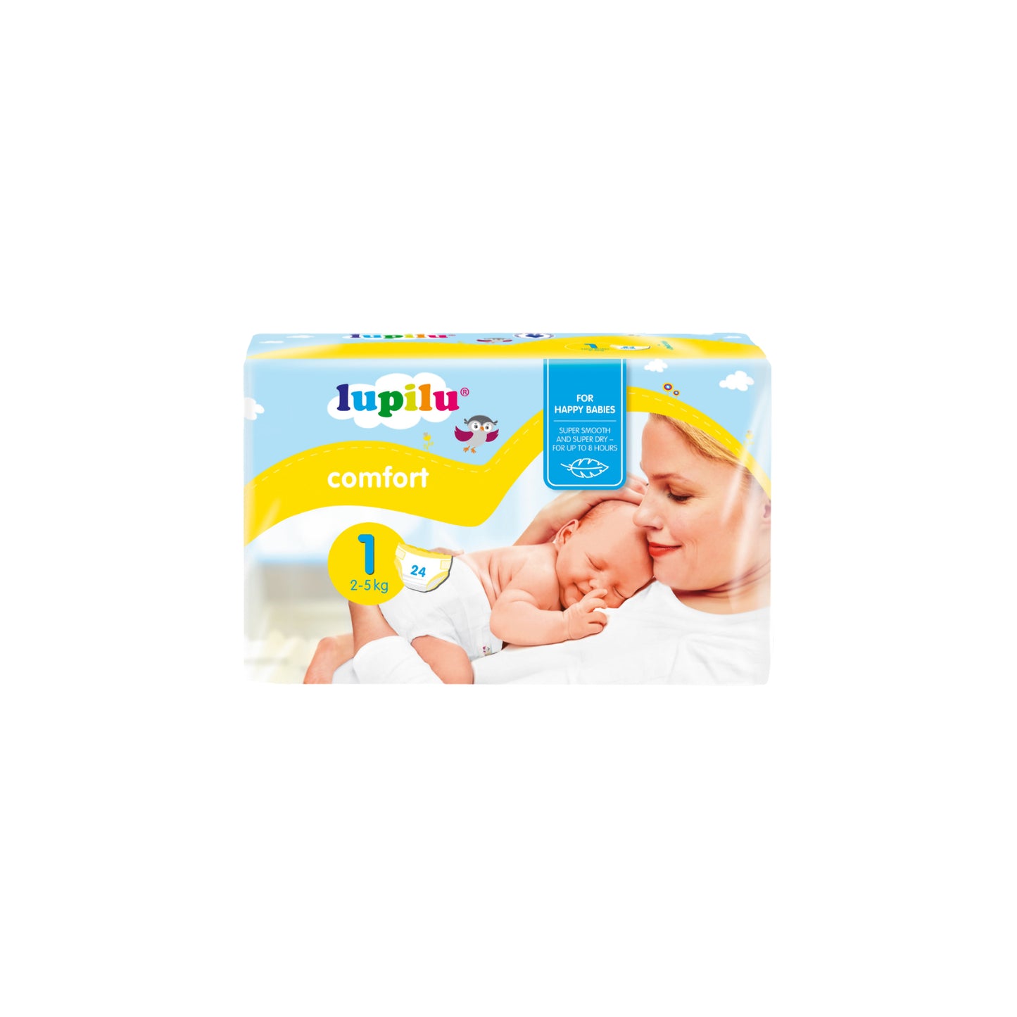 „Lupilu Comfort“ sauskelnės (1 dydis, 2-5 kg, 24 vnt.)